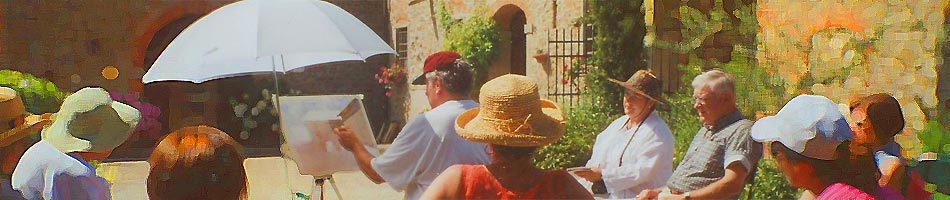 PAINTING HOLIDAYS & ART WORKSHOPS IN TUSCANY 